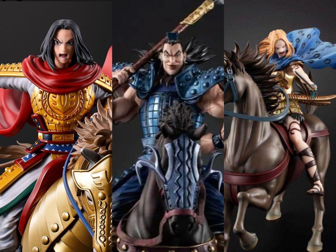 キングダム フィギュアーツzero 4体セット 未開封 王騎 嬴政 麃公 楊