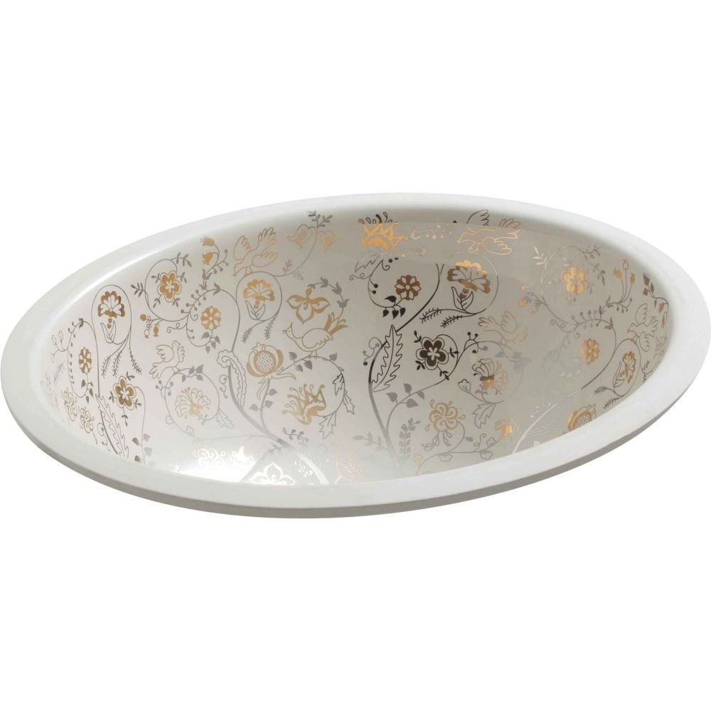 KOHLER K-14218-T9-47 Mille Fleurs Caxton, ARTIST EDITIONS Oval