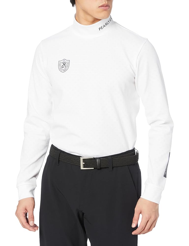 新品 PGG パーリーゲイツ ハーフジップ モックネックシャツ 半袖