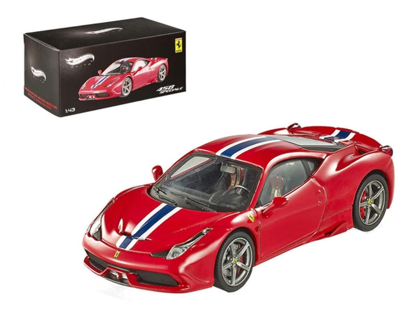 Amazon | MATTEL 1/43 フェラーリ 458 スペチアーレ レッド 完成品