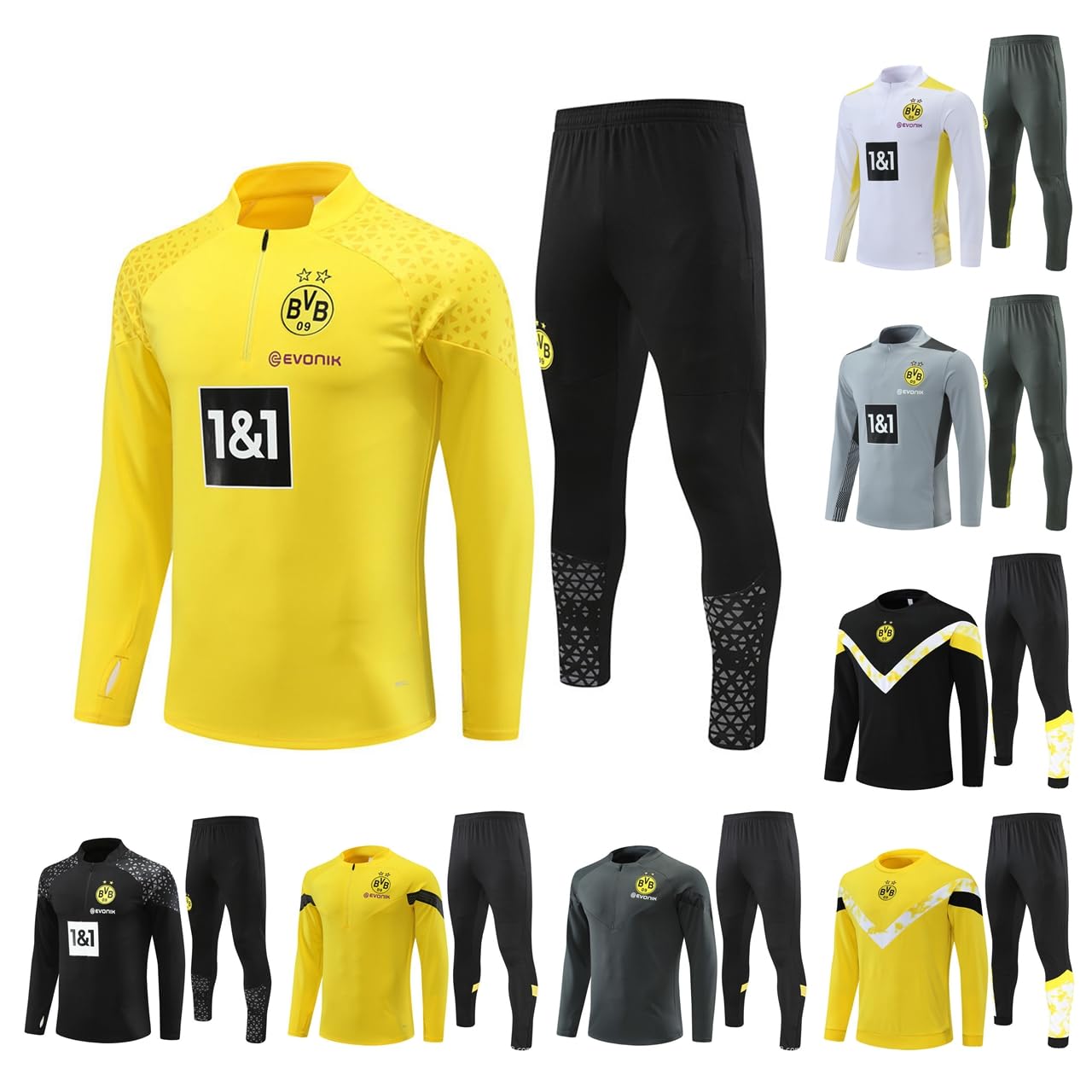 Amazon | ドルトムント 長袖サッカーユニフォーム スポーツウェア