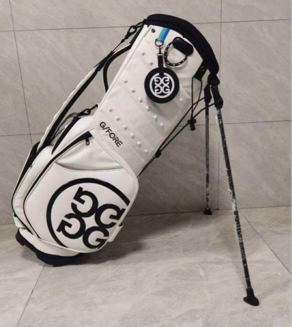 G/FORE ゴルフ新作ジーフォア キャディバッグ ホワイトスタンド型