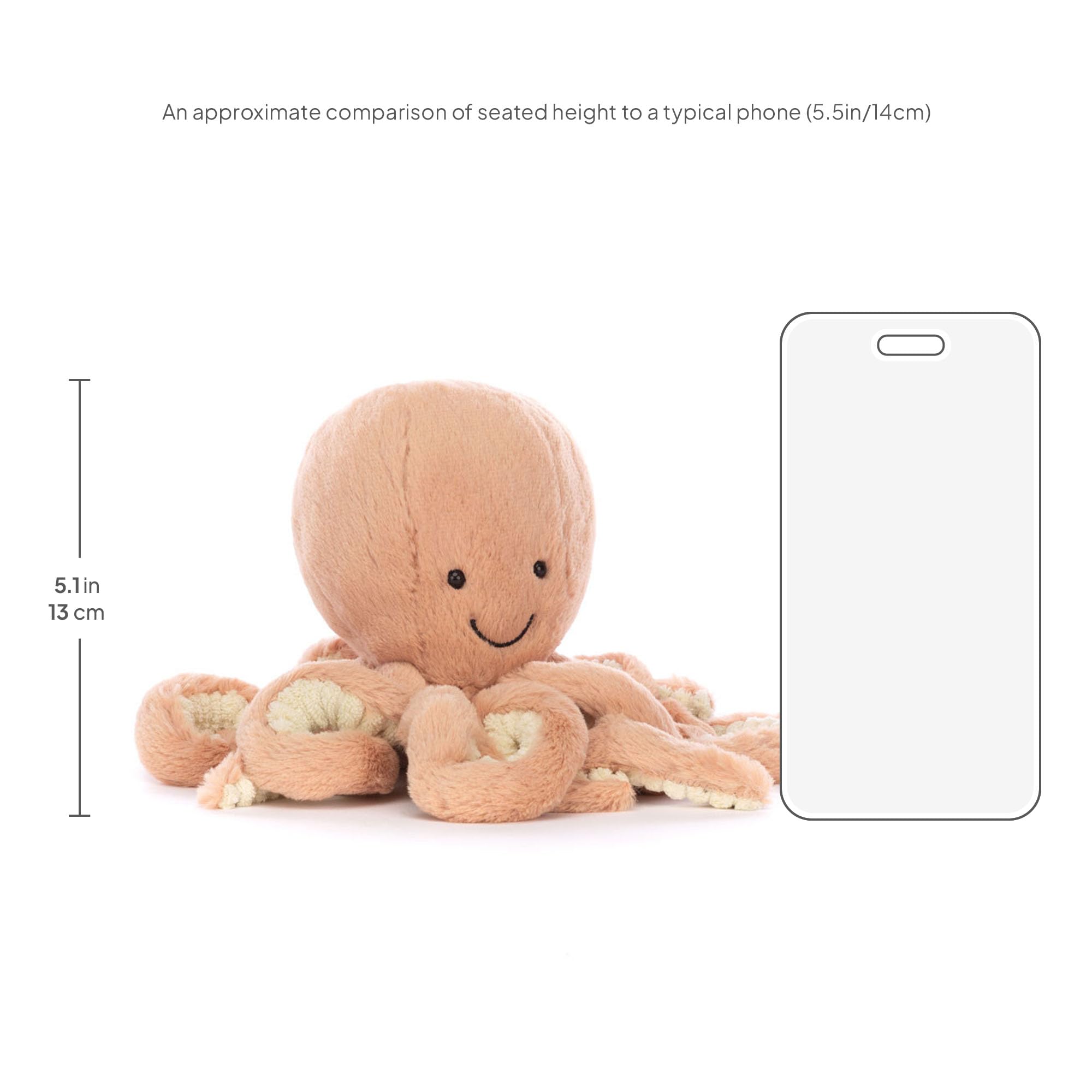 Amazon.com: Jellycat Odell Octopus Stuffed Animal, Little 10.5