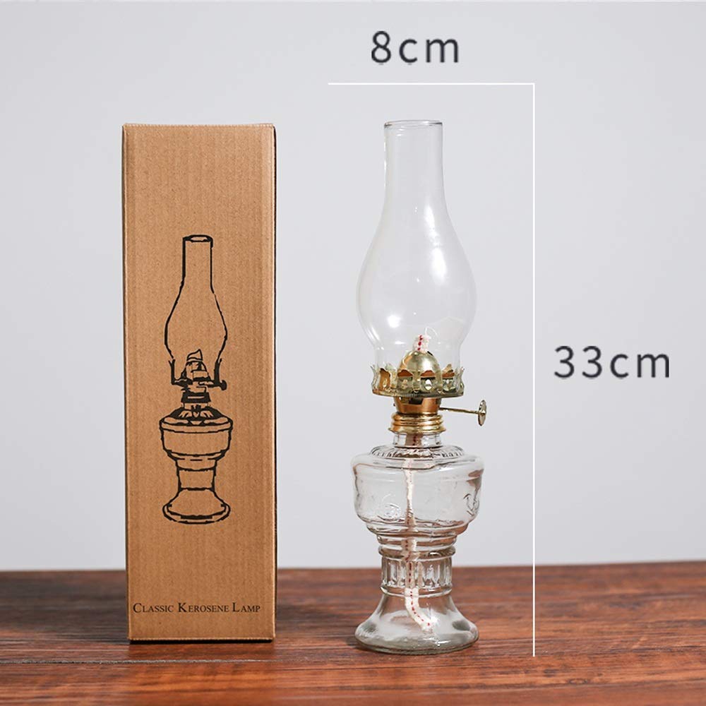 Amazon.co.jp: 80年代のレトロな装飾品ヴィンテージオイル灯油ランプ