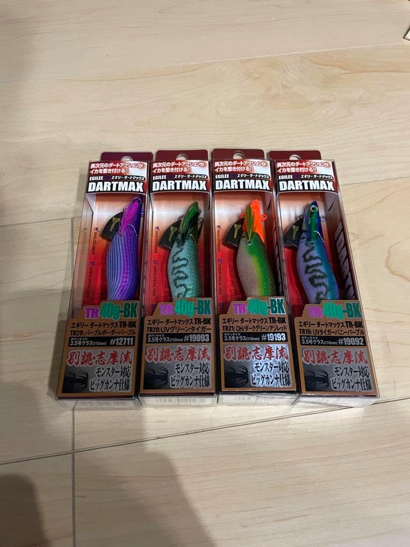 DARTMAX TR 40g-BK 餌木 4個セット DARTMAX TR 40g-BK 餌木 4個セット