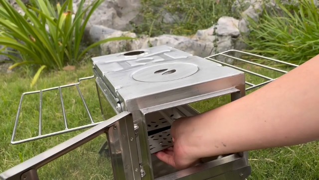 Amazon.co.jp: SENQI 薪ストーブ キャンプ テント コンロ ステンレス