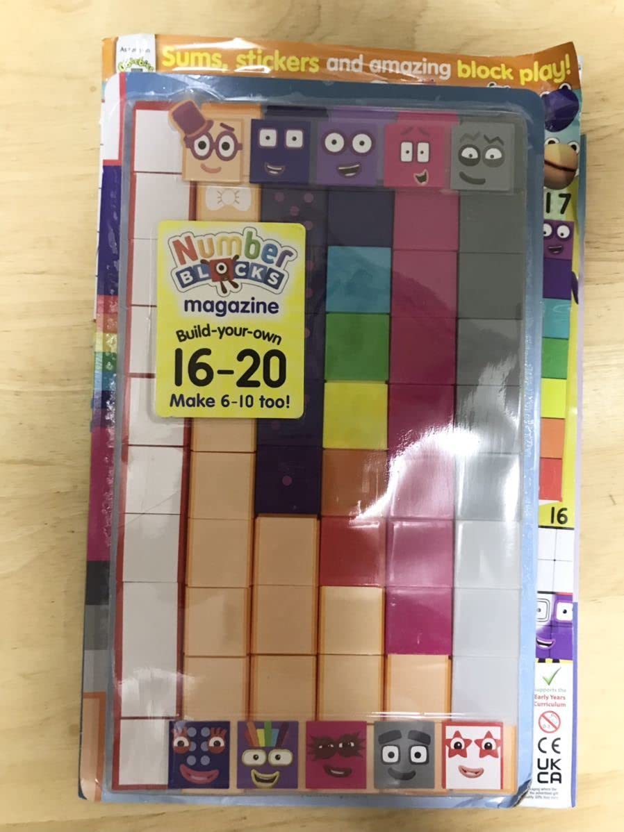 Amazon | Number Blocks ブロック 16-20 6-10 ＆雑誌《ナンバー