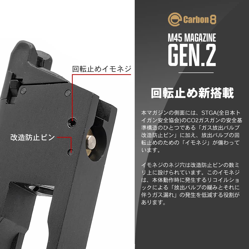 Amazon.co.jp: Gen.2【2本セット】 Carbon8 (カーボネイト) Co2 GBB