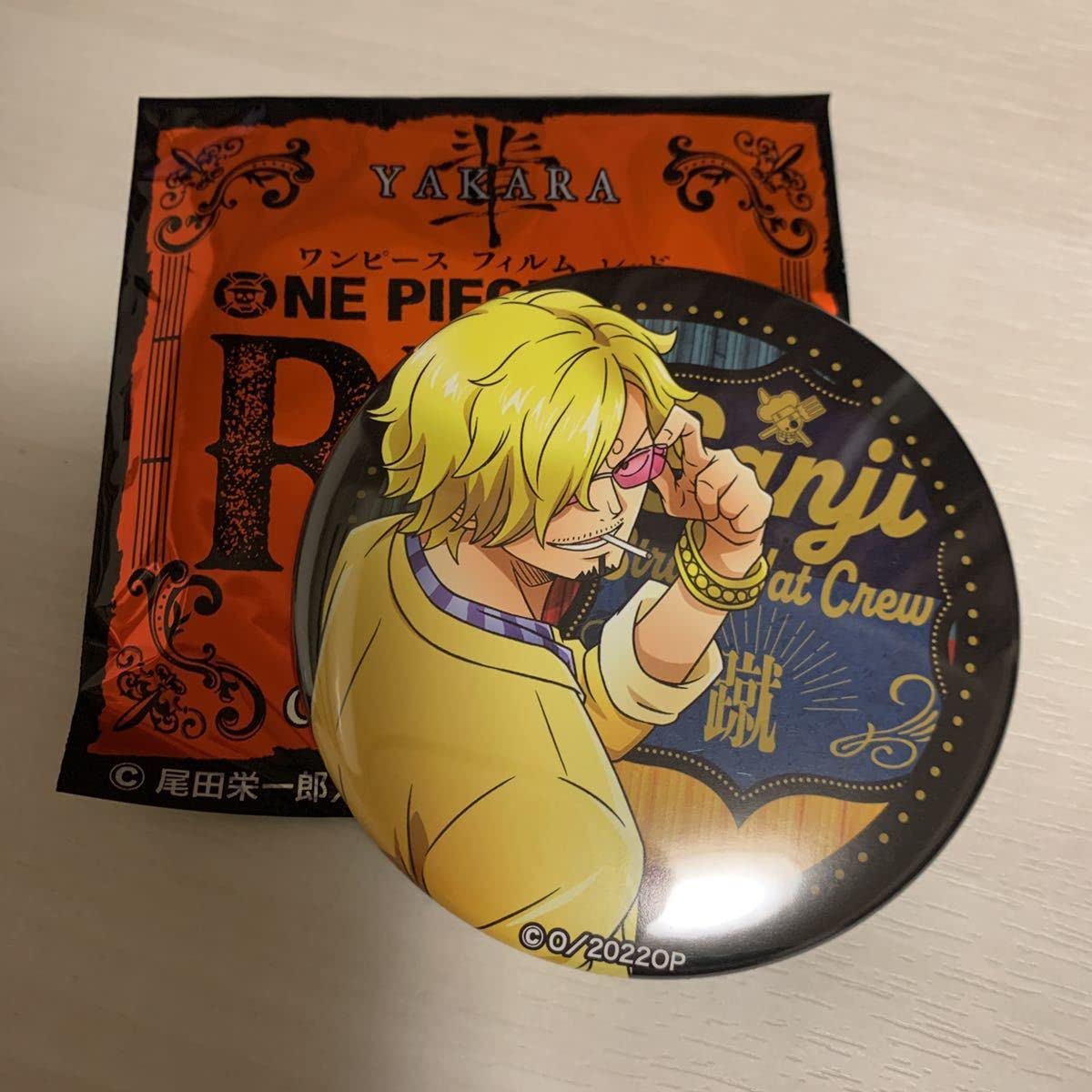 ワンピース 映画 ナンジャ限定 缶バッジ コースター サンジ ヴィン