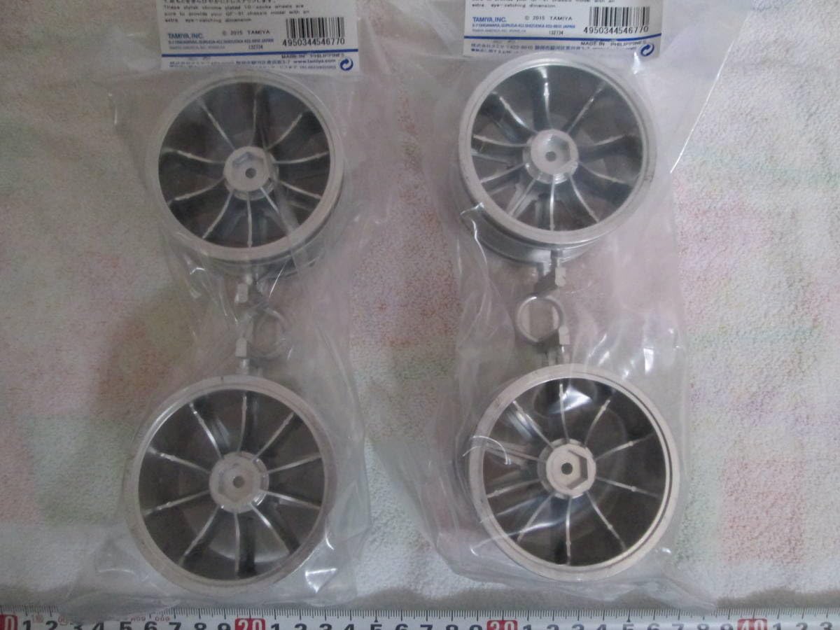 Amazon.co.jp: タミヤ GF-01 クロームメッキ ホイール : おもちゃ