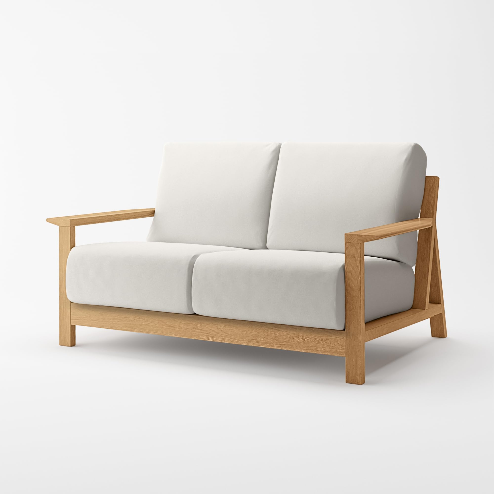 Amazon｜無印良品 ソファ本体 幅148×奥行96×高さ82.5cm 木製フレーム 2