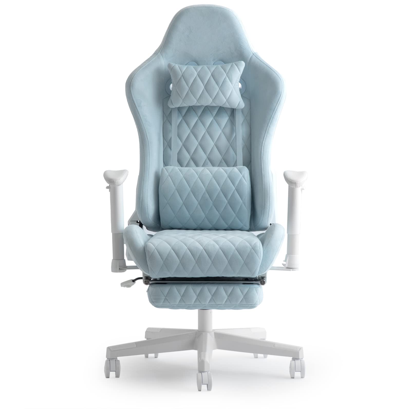 Amazon.co.jp: CYBER-GROUND ゲーミングチェア オトナ可愛い スエード