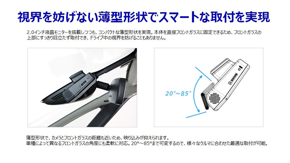 Amazon | Pioneer ドライブレコーダー VREC-DZ200 1カメラ 200万画素