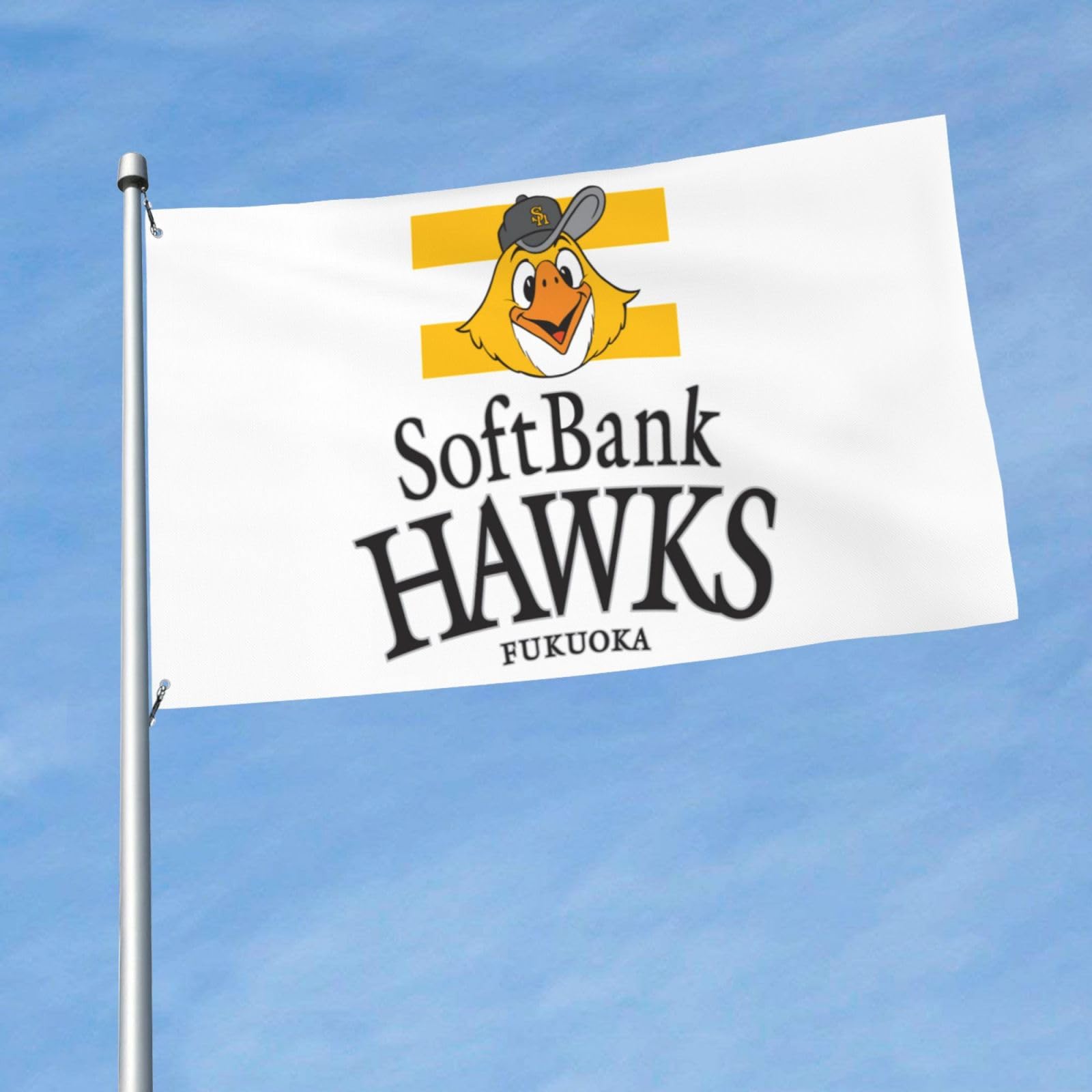 Amazon.co.jp: 福岡ソフトバンクホークス 旗 野球の旗 応援 野球チーム