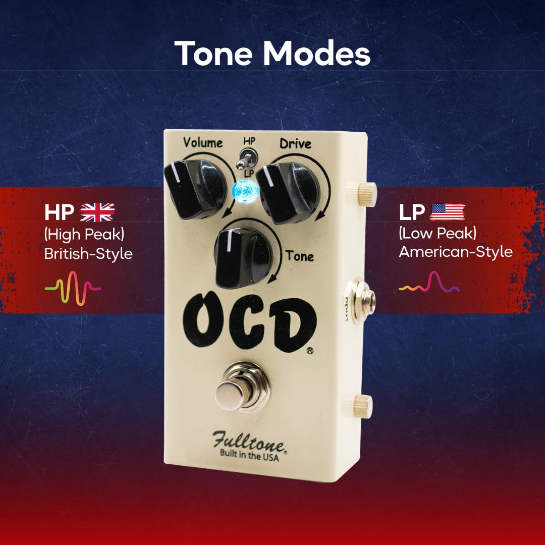 Fulltone OCD Obsessive Compulsive Drive Guitar Overdrive Pedal
