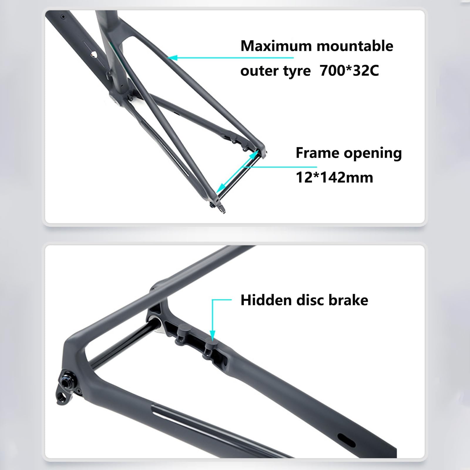 Amazon.co.jp: ロードバイクフレームセット 700C 41cm 45cm 48cm 51cm