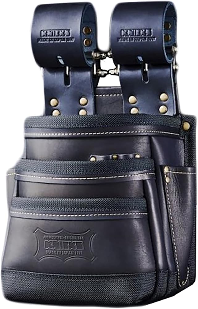 Amazon.co.jp: ニックス 総ヌメ革使用 3段腰袋 チェーンタイプ KBB
