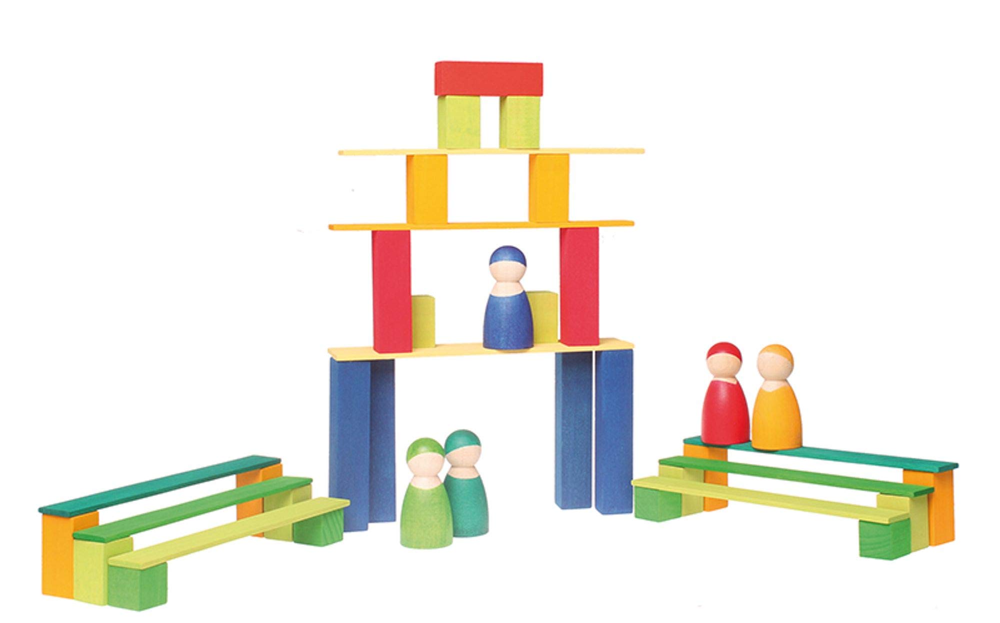 Amazon | [グリムス] カラースティック GM40367 | 積み木 | おもちゃ