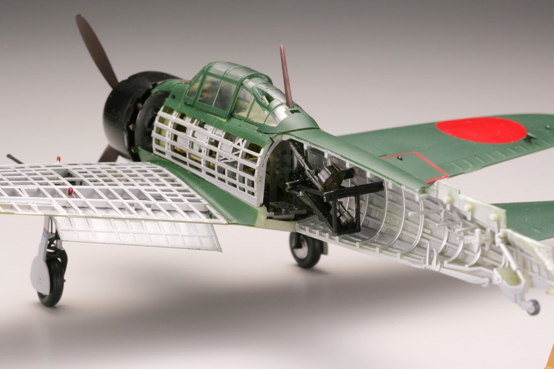 零式艦上戦闘機 技MIX 内部構造再現模型 トミーテック ハセガワ 零戦