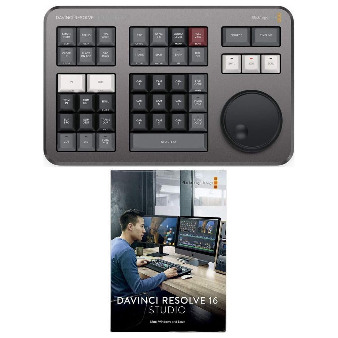 Amazon.com: Blackmagic Design Davinci Resolve Speed Editor Bundle