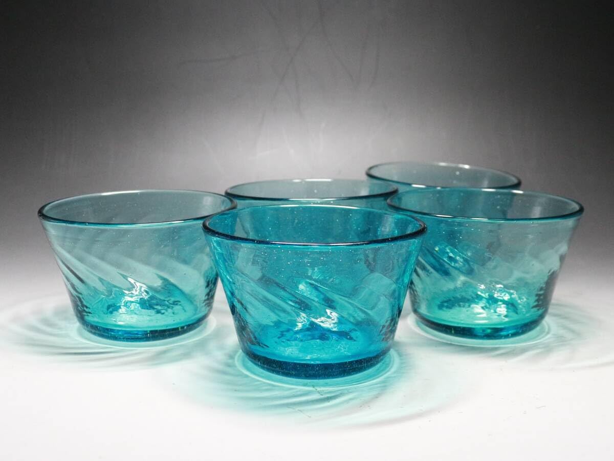 30, 38【S】 小谷眞三 グラス,小鉢2セット 30, 38【S】 小谷眞三