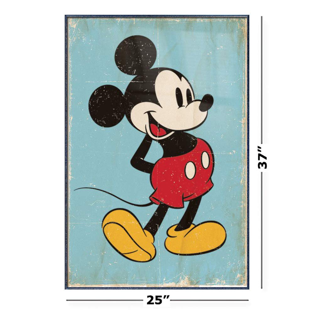 Amazon.co.jp: POSTER STOP ONLINE ミッキーマウス - フレーム入り