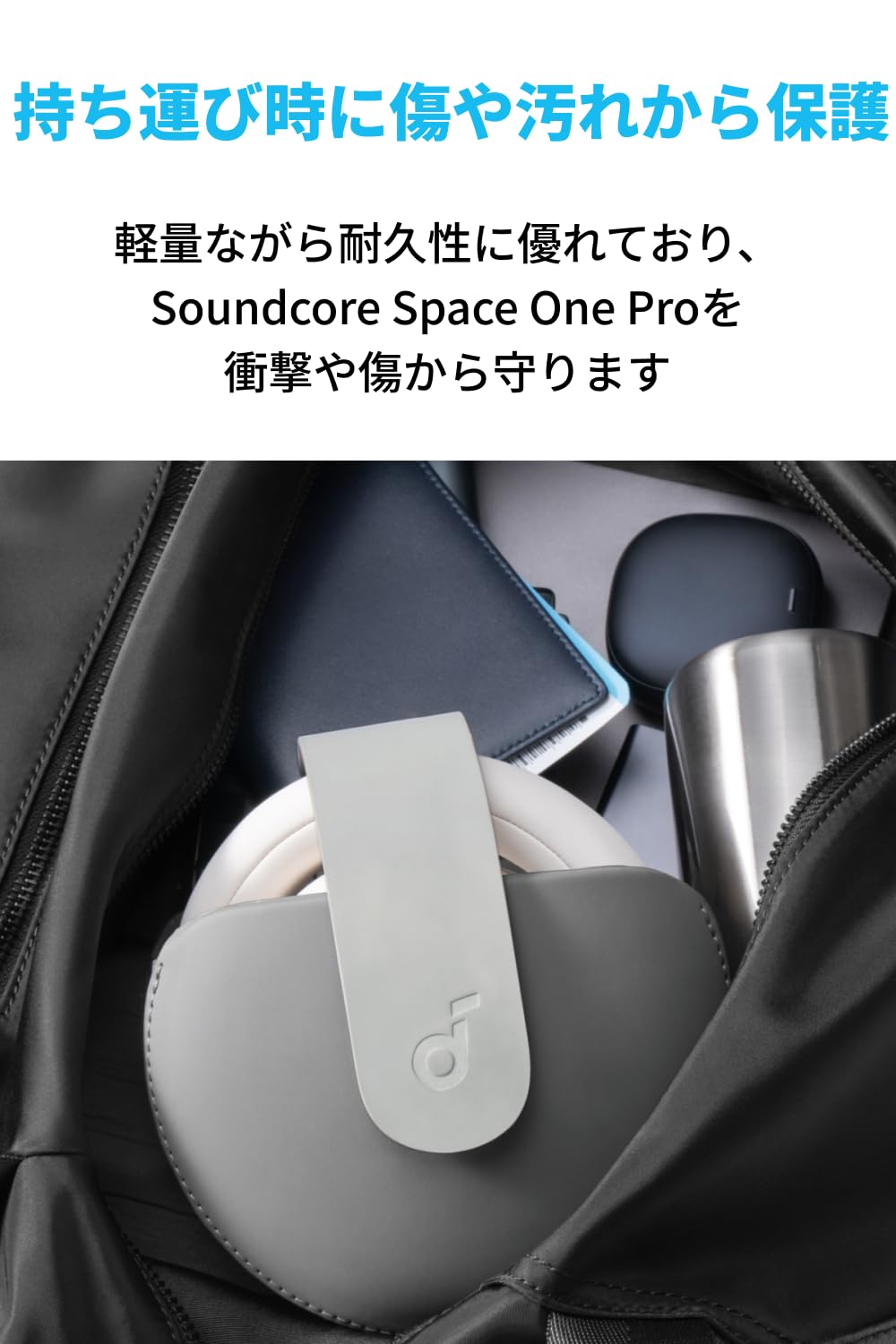 Official Anker Soundcore Space One Pro Headphone Case Foldable