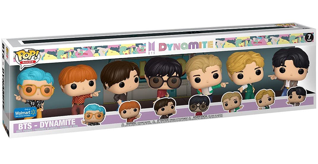 Amazon.com: BTS - BTS Dynamite Exclusive Pop! Vinyl 7-Pack Figure