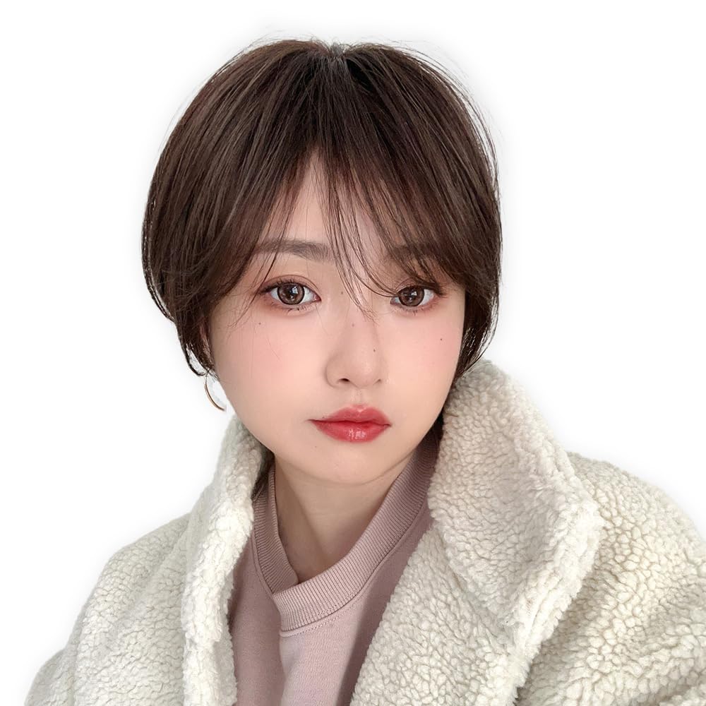 Amazon.co.jp: [ブライトララ] 医療用ウィッグ ショート ボブ ウィッグ