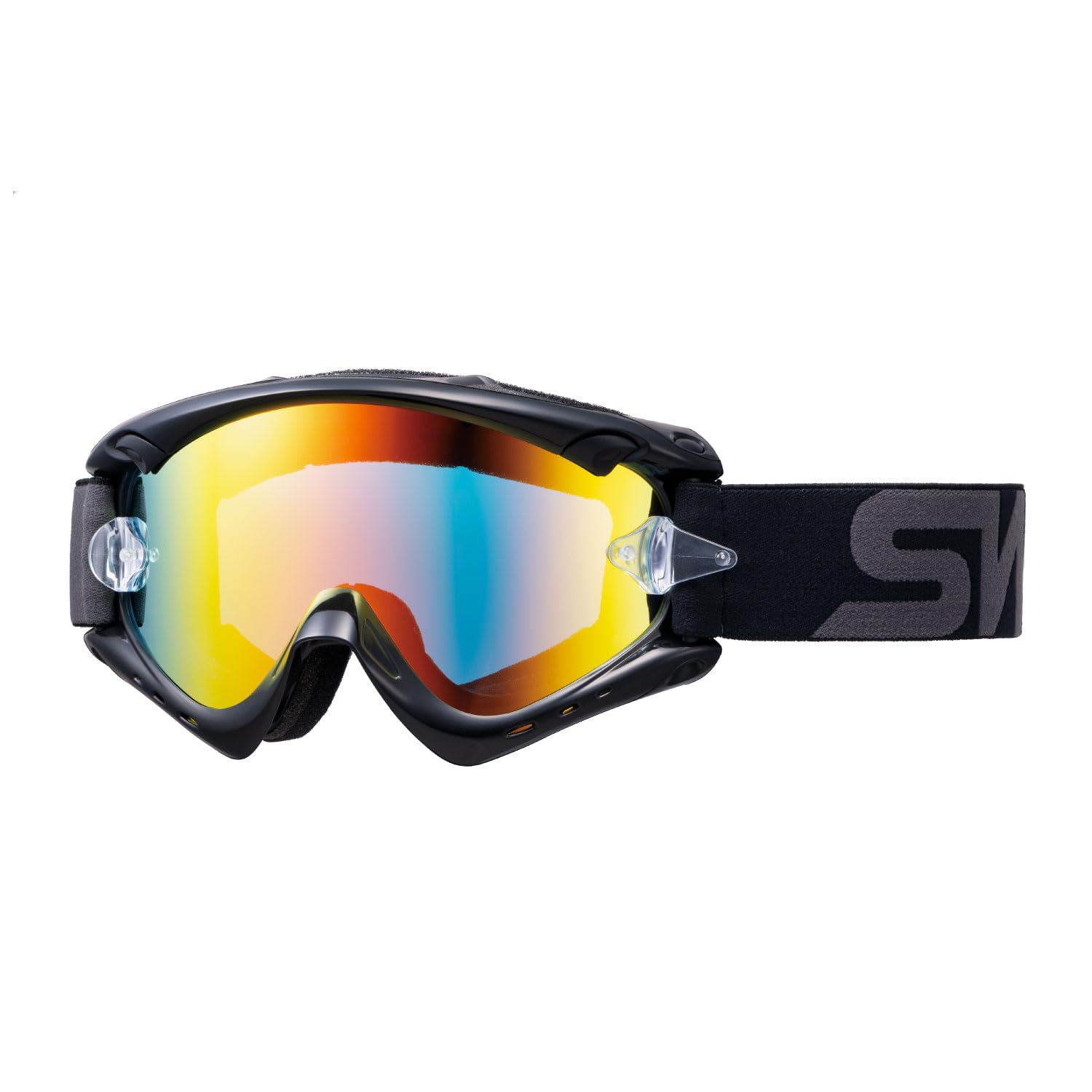 Amazon.co.jp: [スワンズ] 日本製 オートバイゴーグル MX-RUSH-M BK/G