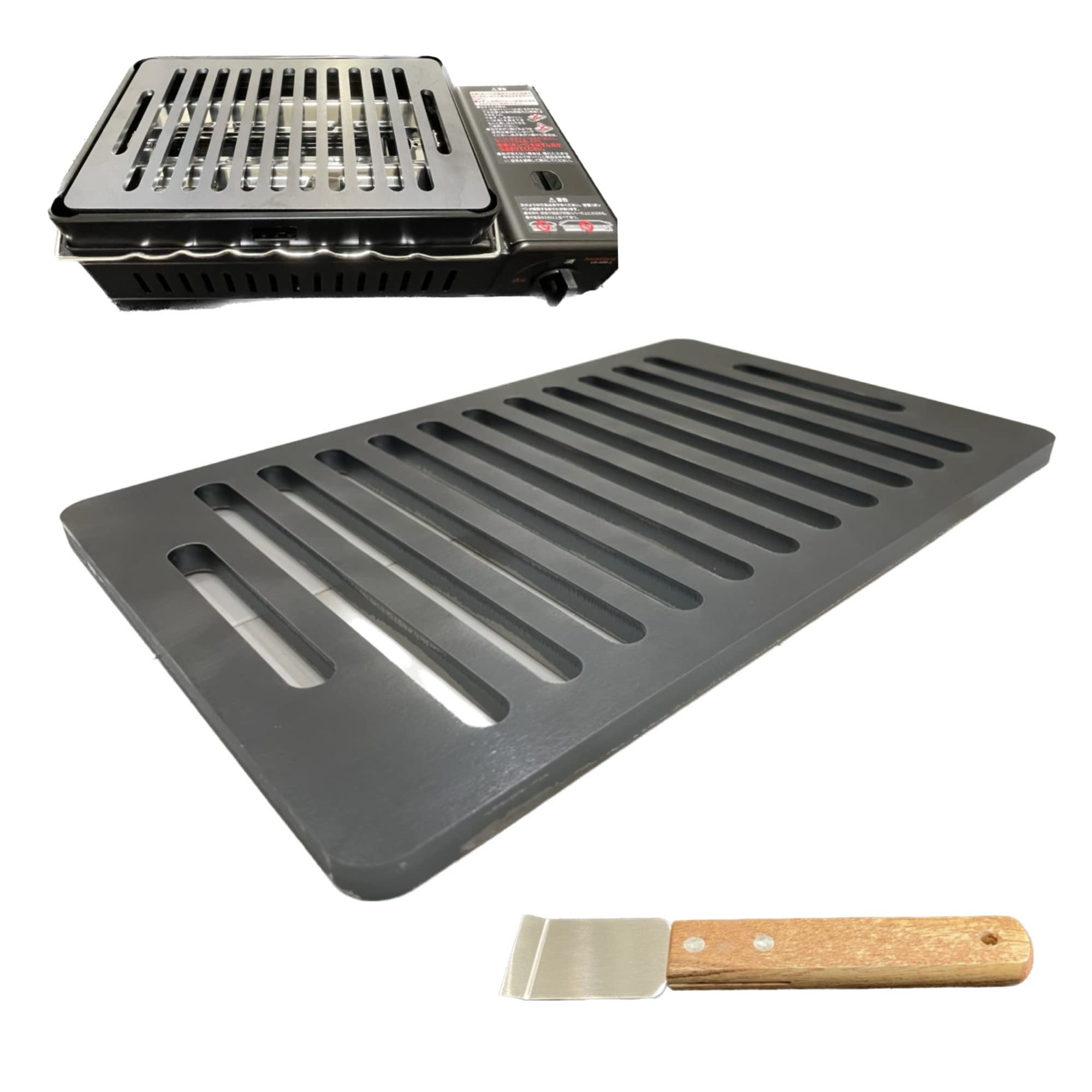 Amazon.co.jp: イワタニ 各種適合炙りや 炉端大将 炉端焼き用鉄板 黒皮