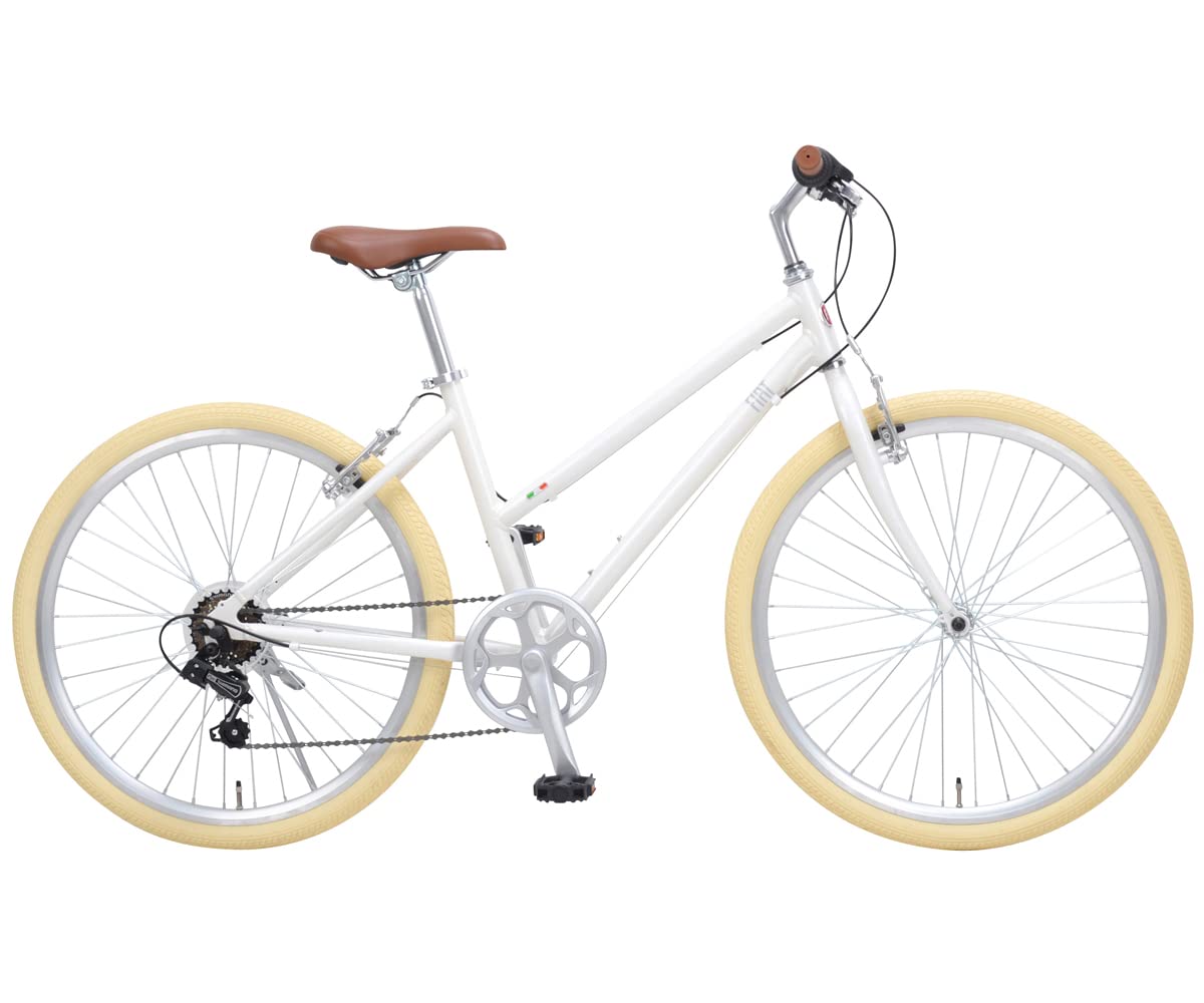 カズ】FIAT ホワイト 折りたたみ自転車 20インチ カズ】FIAT ホワイト