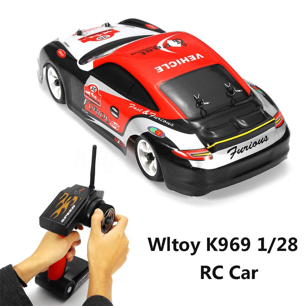 Amazon.com: Wltoys K969 1:28 RC Car 2.4G 4WD 4CH Brushed Remote
