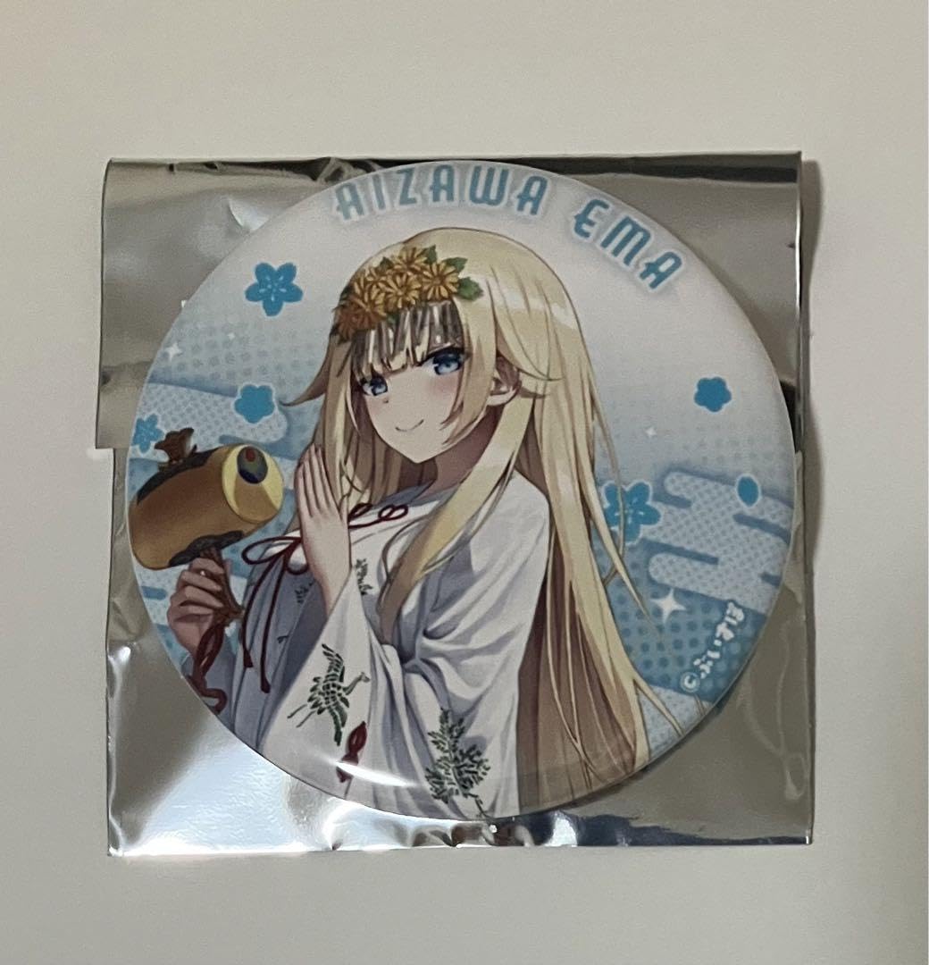 ぶいすぽっ！ 神田明神納涼祭 巫女 缶バッジ 胡桃のあ×48本日限定特価