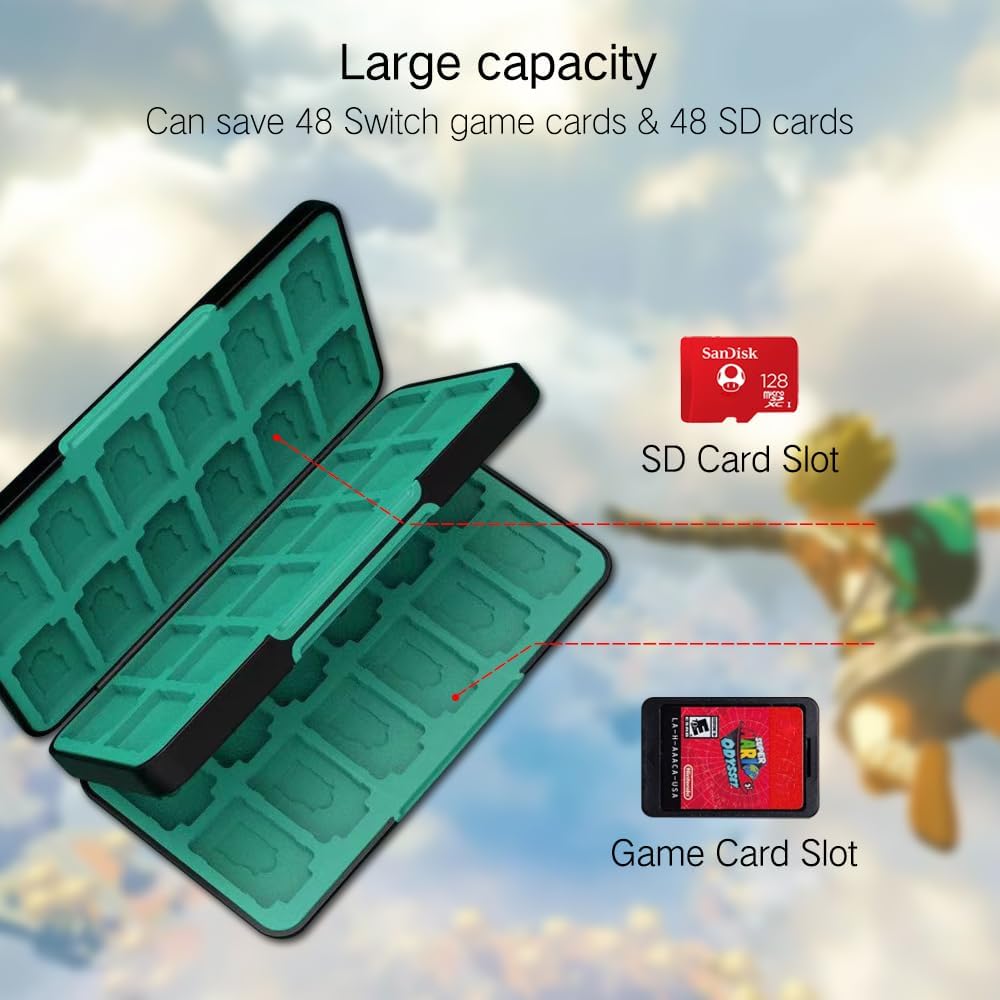 Amazon.com: PERFECTSIGHT 48 Switch Game Card Case for Nintendo