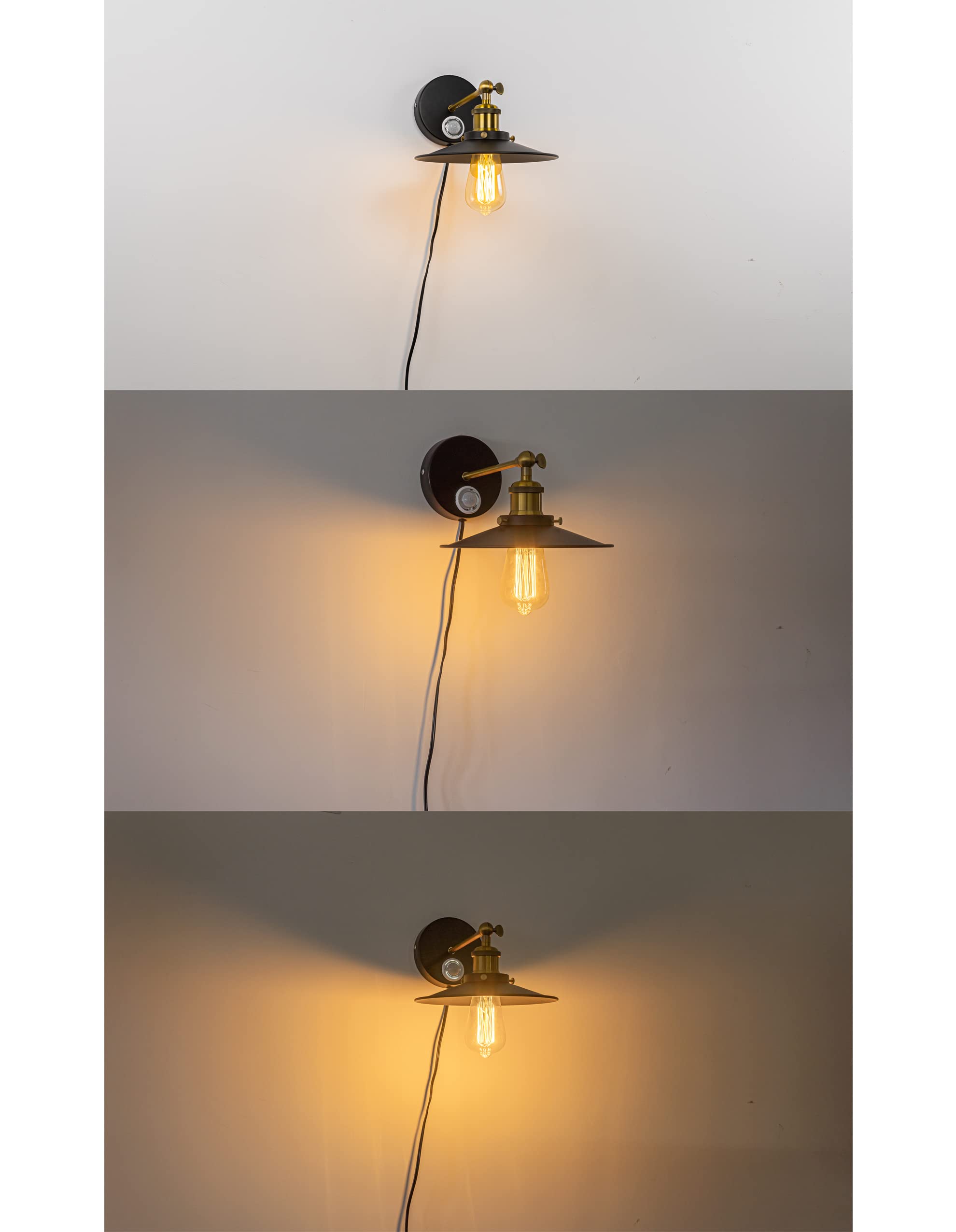 Amazon.co.jp : Venus 人感センサー ウォールランプ コンセント式 1灯