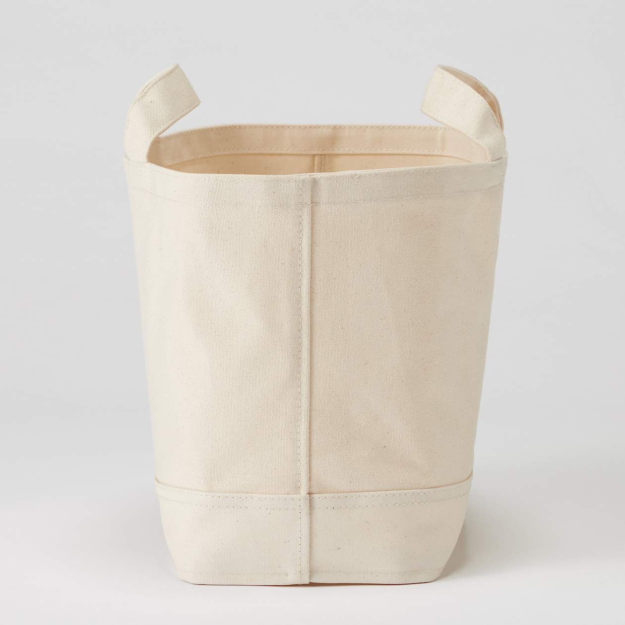 Amazon.co.jp: 無印良品 持ち手付帆布長方形バスケット・スリム・大 約