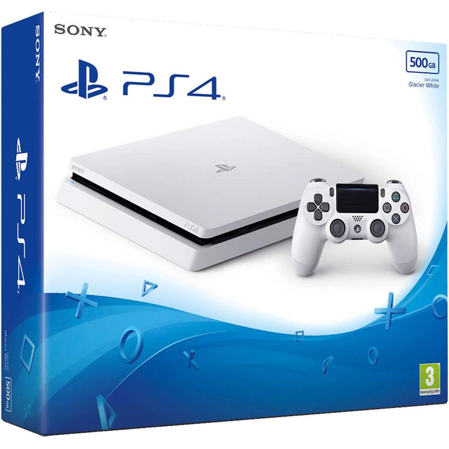 Sony PlayStation 4 500GB - White (PS4) : Amazon.co.uk: PC & Video