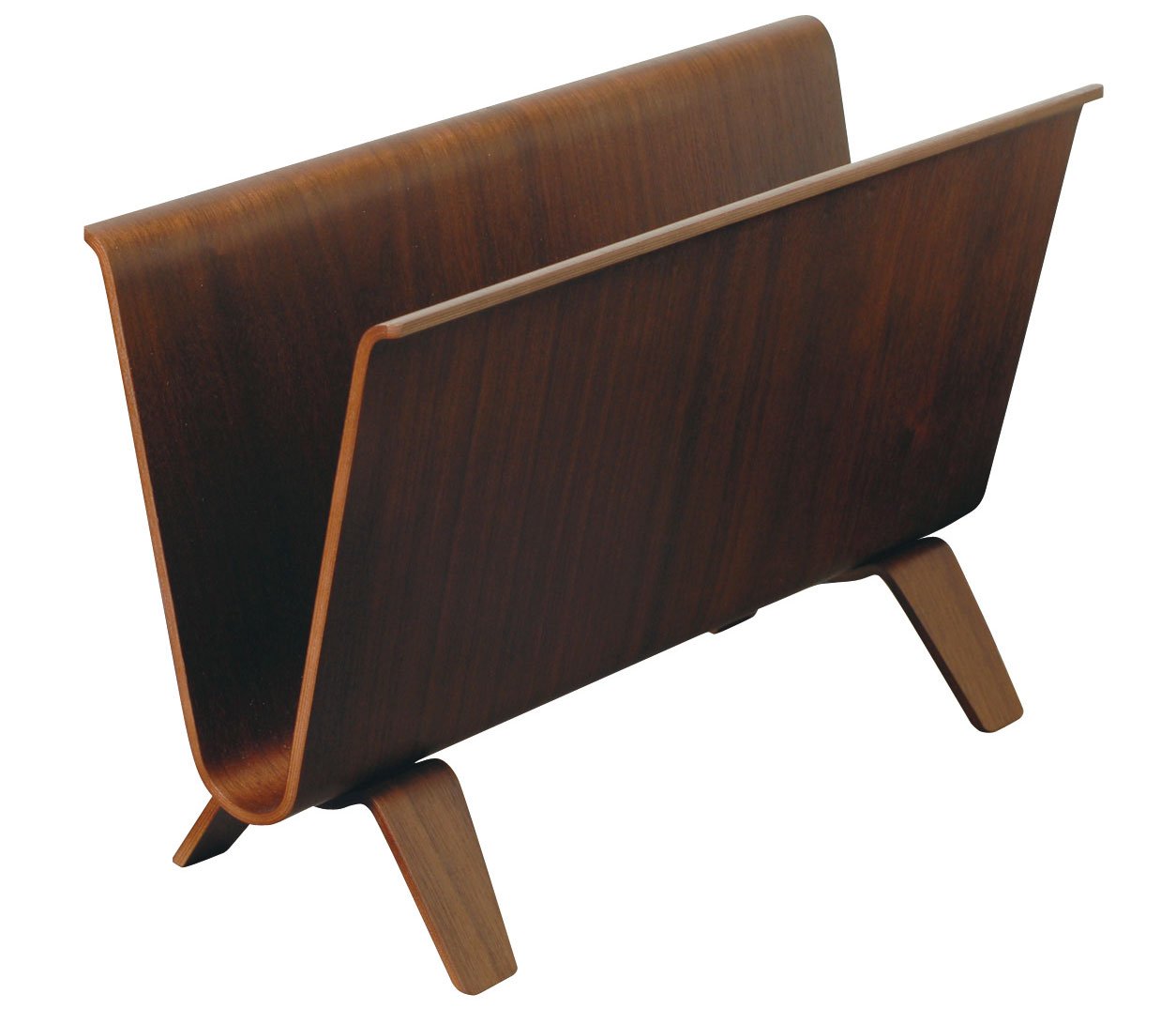 Amazon｜SAITO WOOD マガジンラック ウォールナット｜マガジンラック