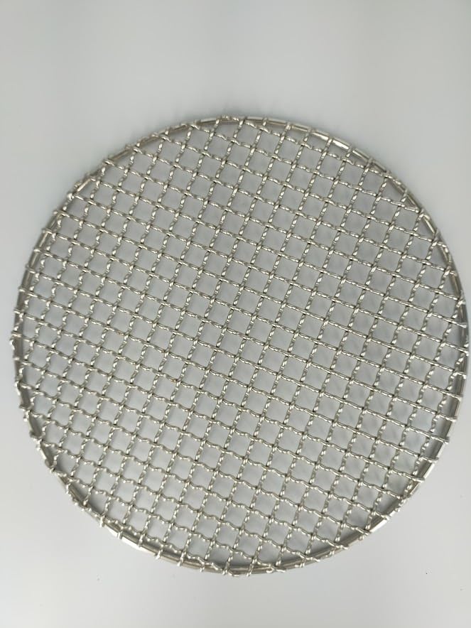 焼肉屋さんの網】☆中古品☆クリンプ焼網 丸型 280Φ(10枚セット) 焼肉