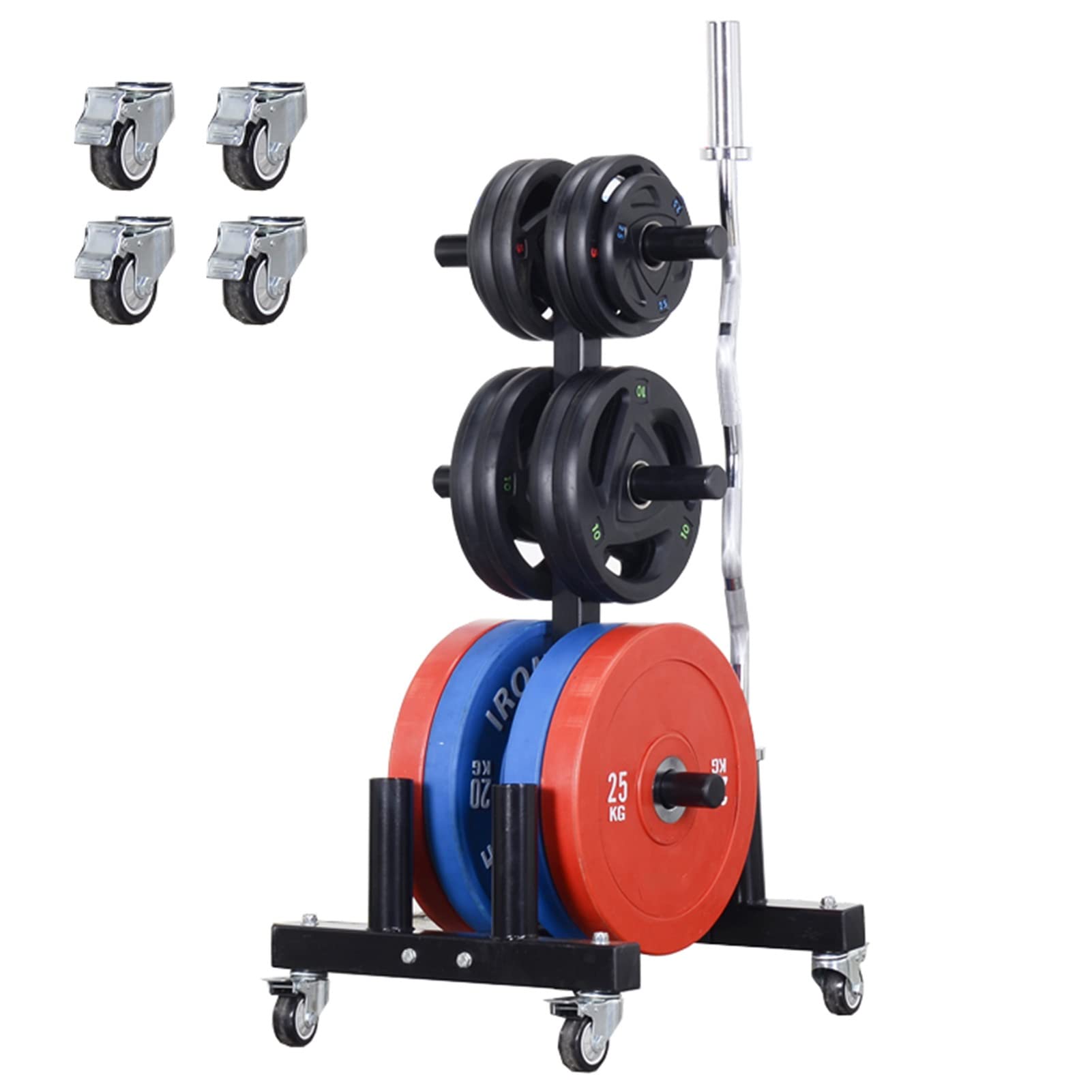 Amazon.co.jp: プレートラック ホームジム用のモバイル大型ラック