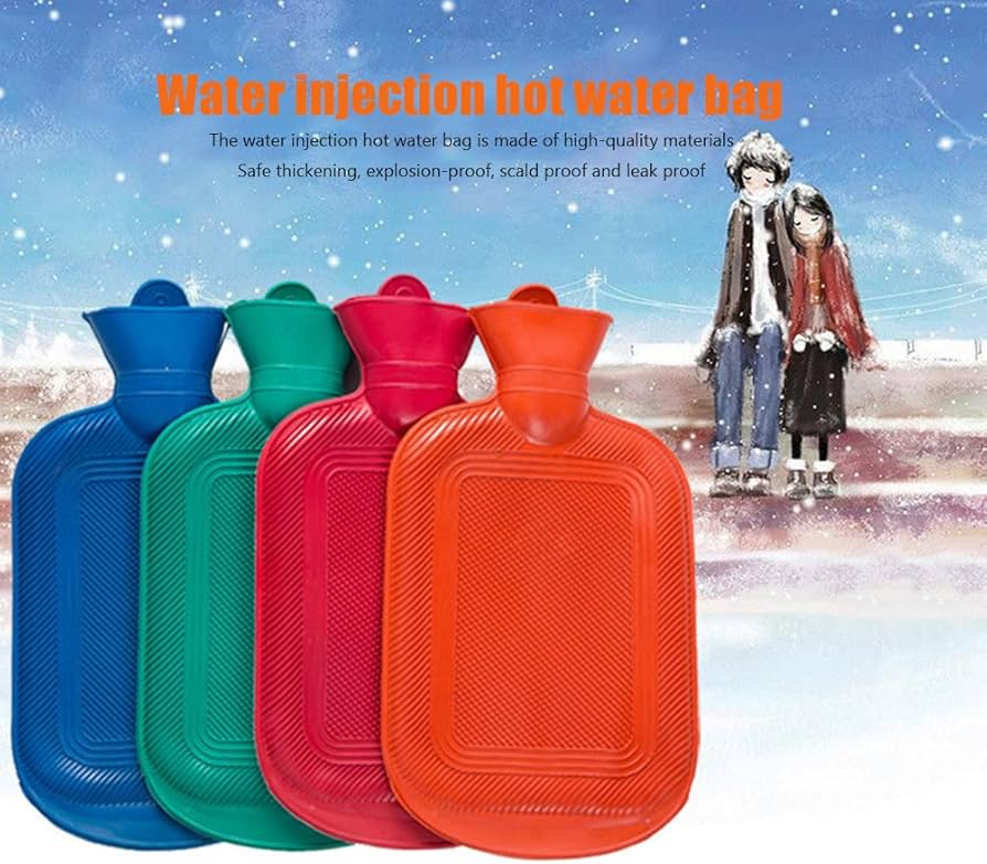 REFROMAX Portable Hot Water Bottle Water Filling Warm Winter Hot