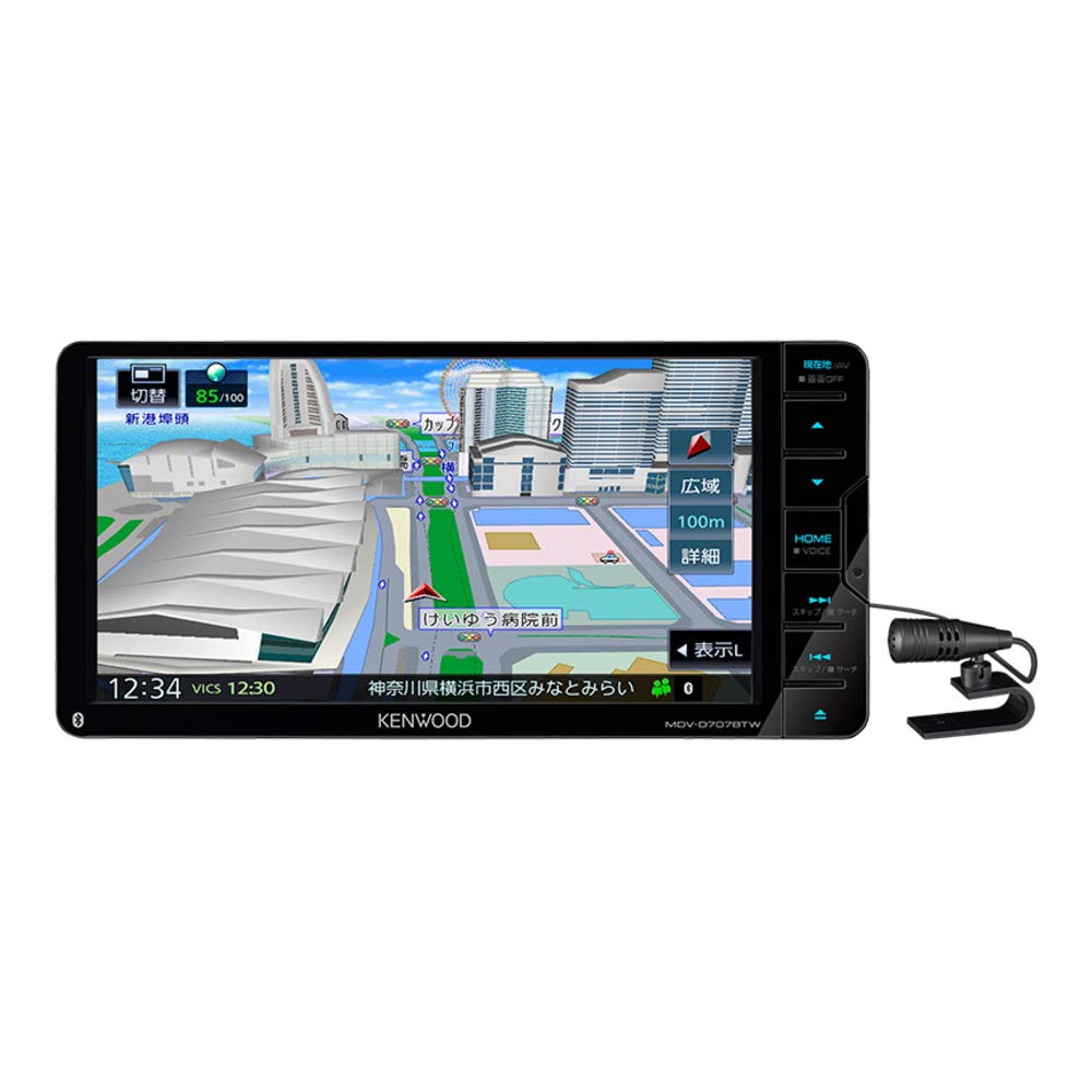 ケンウッド カーナビ MDV-S708W 2024年地図データ ケンウッド カーナビ