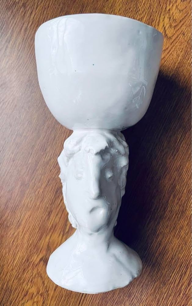 Amazon | Birbira ハンターゴブレット ワイングラス 陶器 フラワー