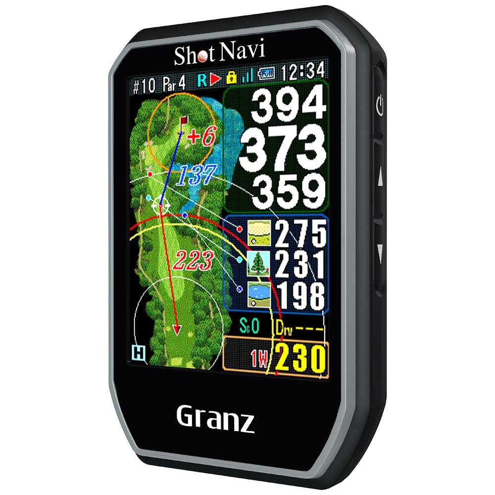 Amazon | Shot Navi(ショットナビ) Granz BK ゴルフGPS タッチパネル
