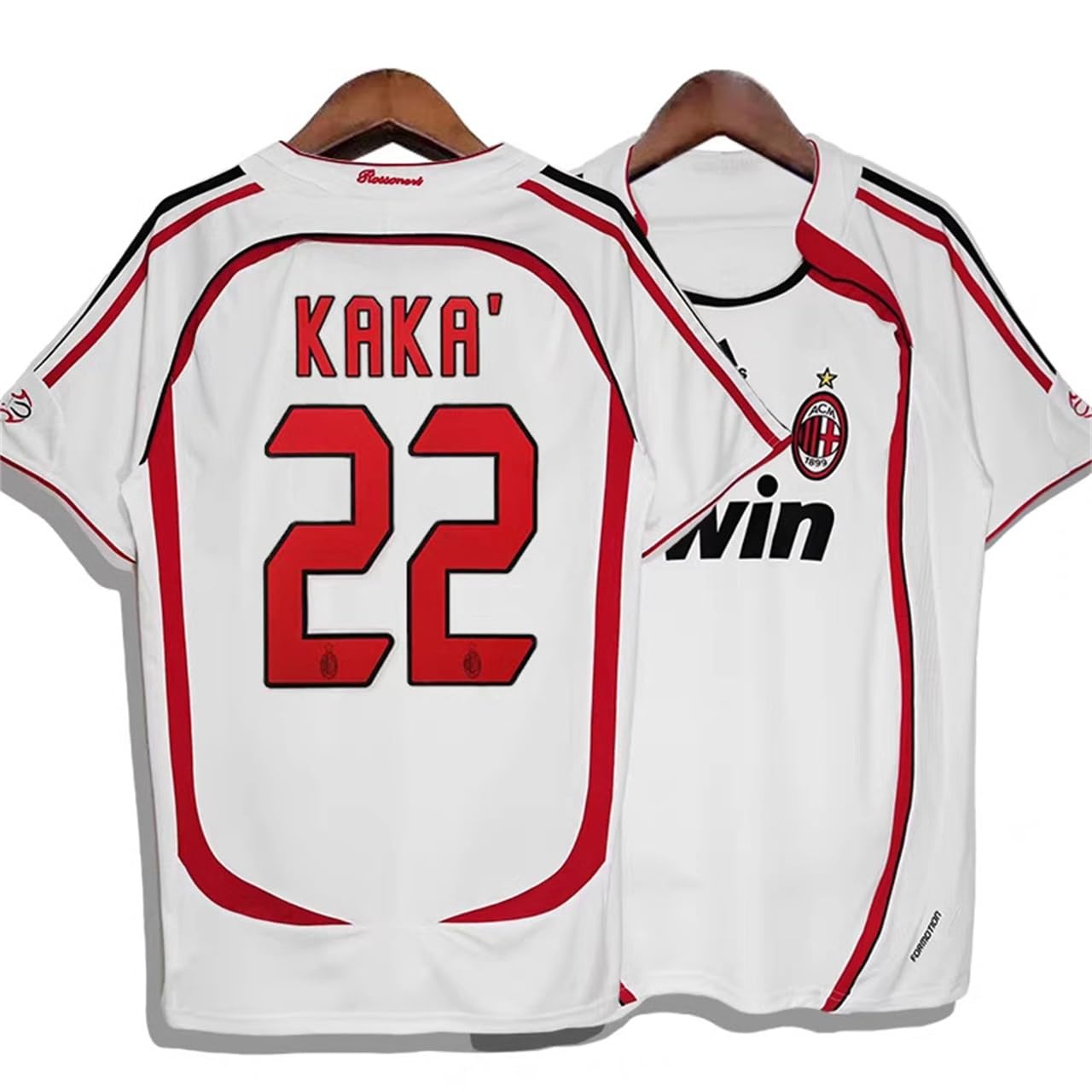 Amazon | 復古版 ACミラン サッカー ユニフォーム 0607 シーズン 番号