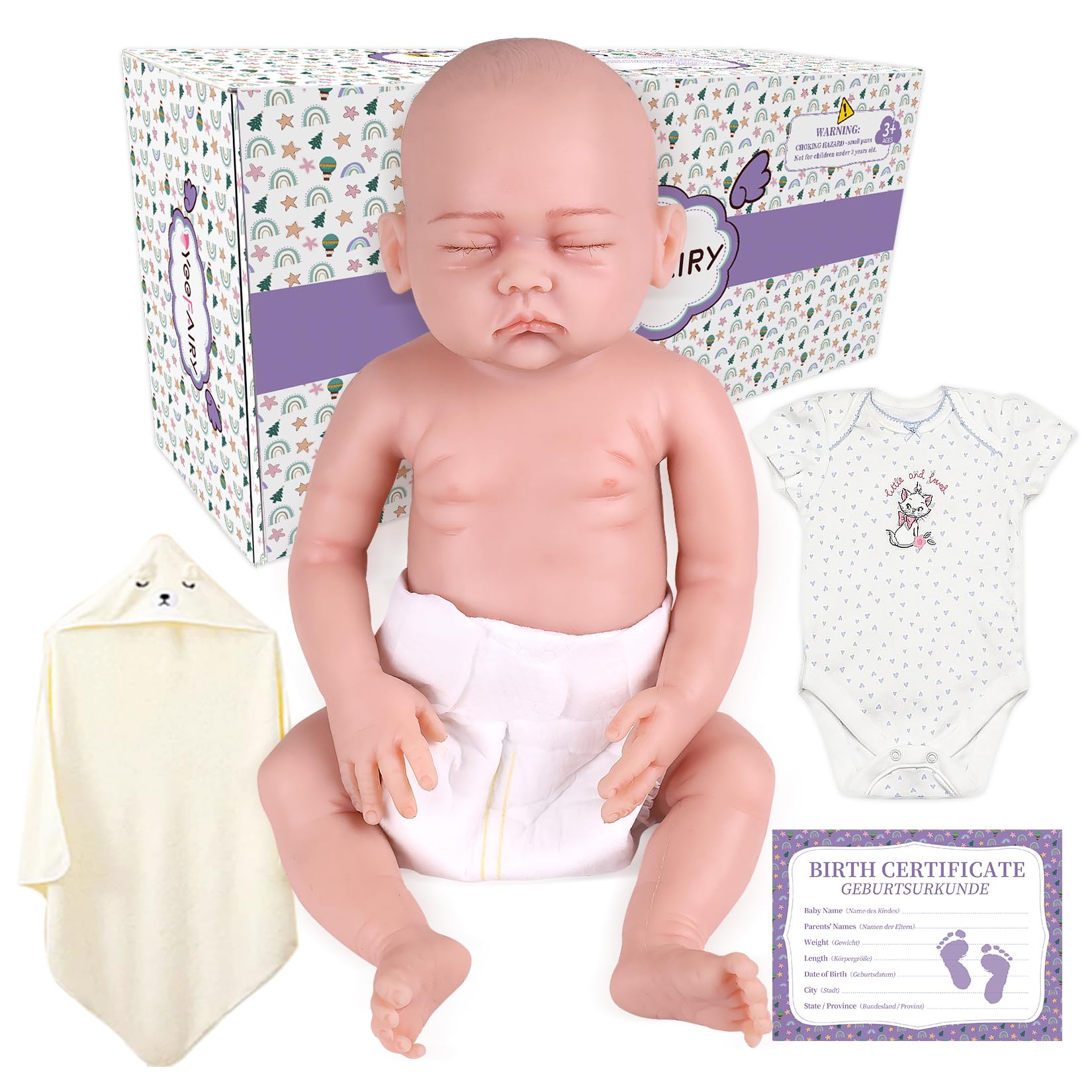 Amazon | YEEFAIRY リボーンドール 極リアル 1:1 シリコンベビードール