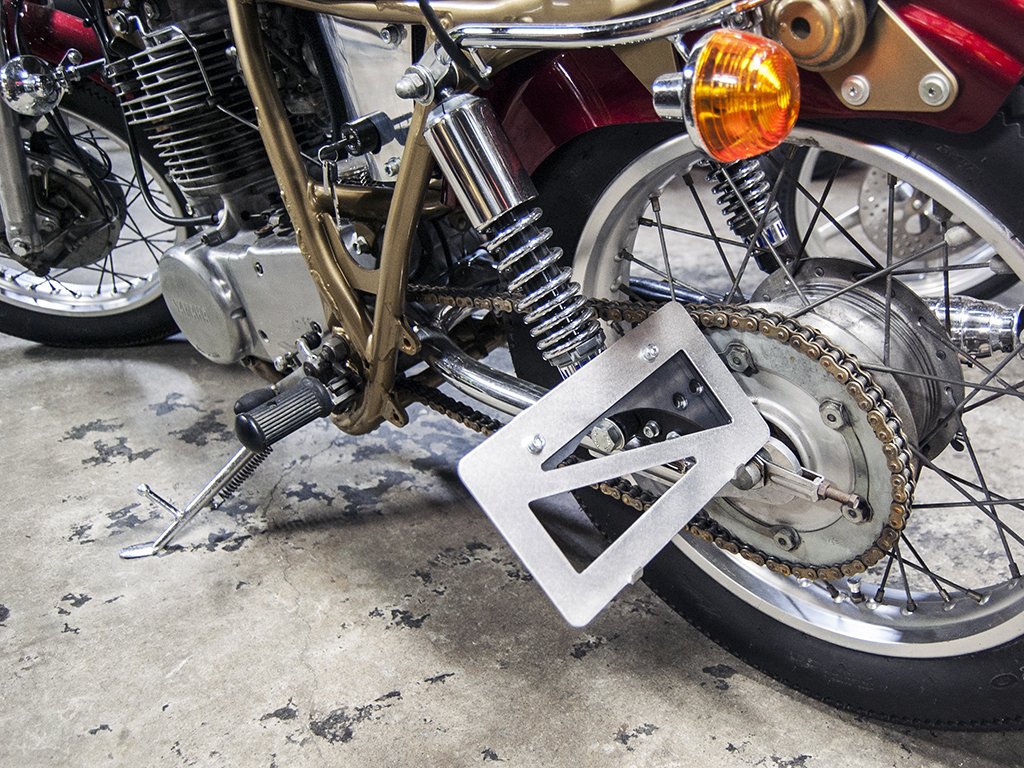 Amazon | MOTOR ROCK SR400/500用 サイドナンバーキット Type4 MR