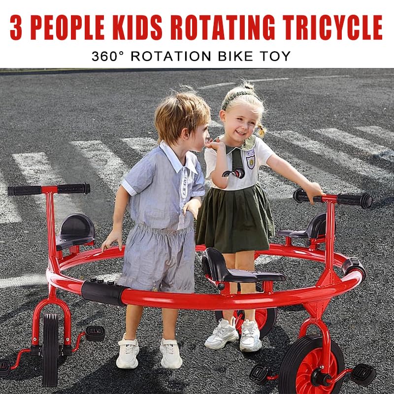 Amazon.co.jp: MOFGOE 幼児用360度回転三輪車、対象年齢3歳以上、未
