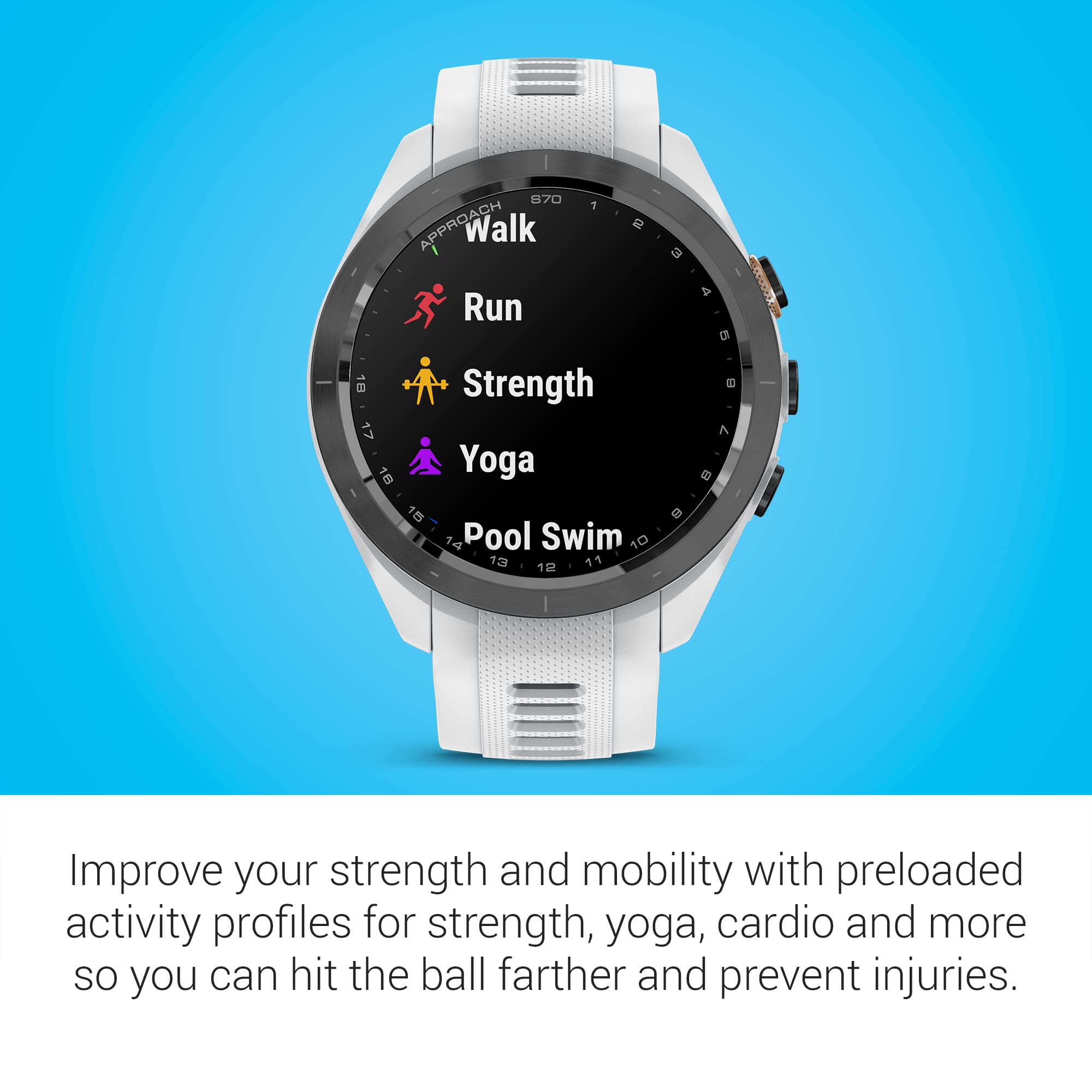 Amazon.co.jp: Garmin Approach S70 42mm プレミアムGPSゴルフウォッチ